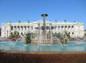 迎賓館赤坂離宮の主庭とその噴水